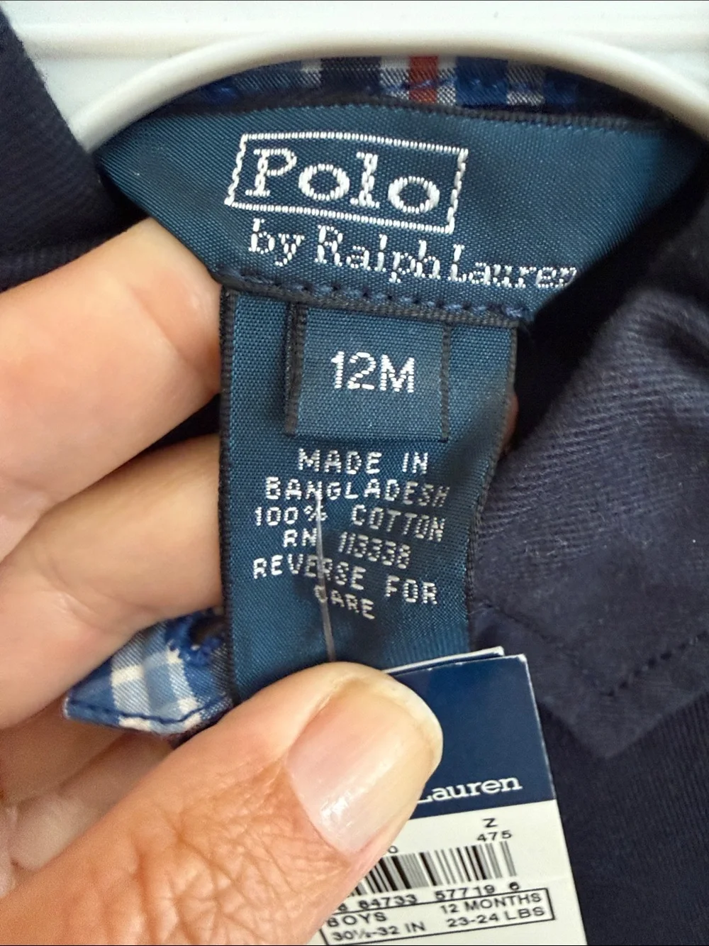NWT Polo by Ralph Lauren navy  Kids' Zip Jacket with Red Logo